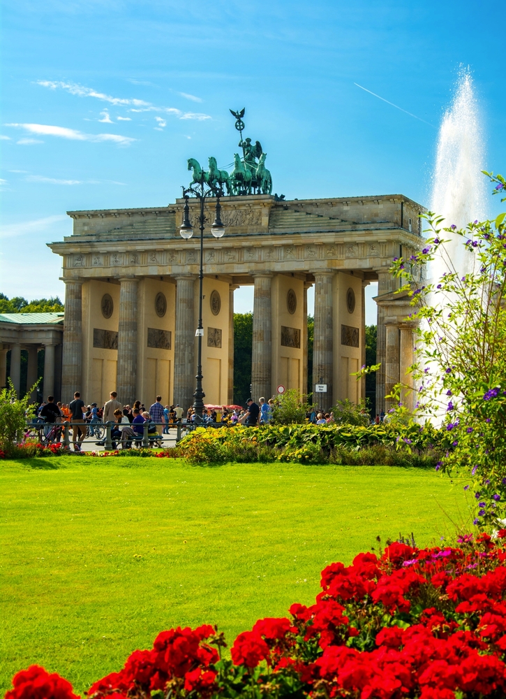 Brandenburger Tor am Pariser Platz in Berlin, Deutschland