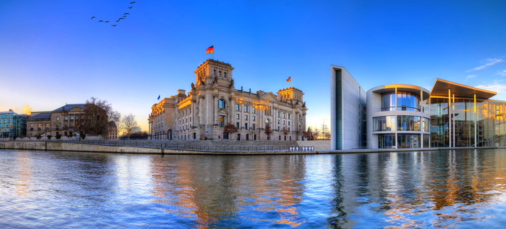 Berliner Reichstag als Panoramafoto