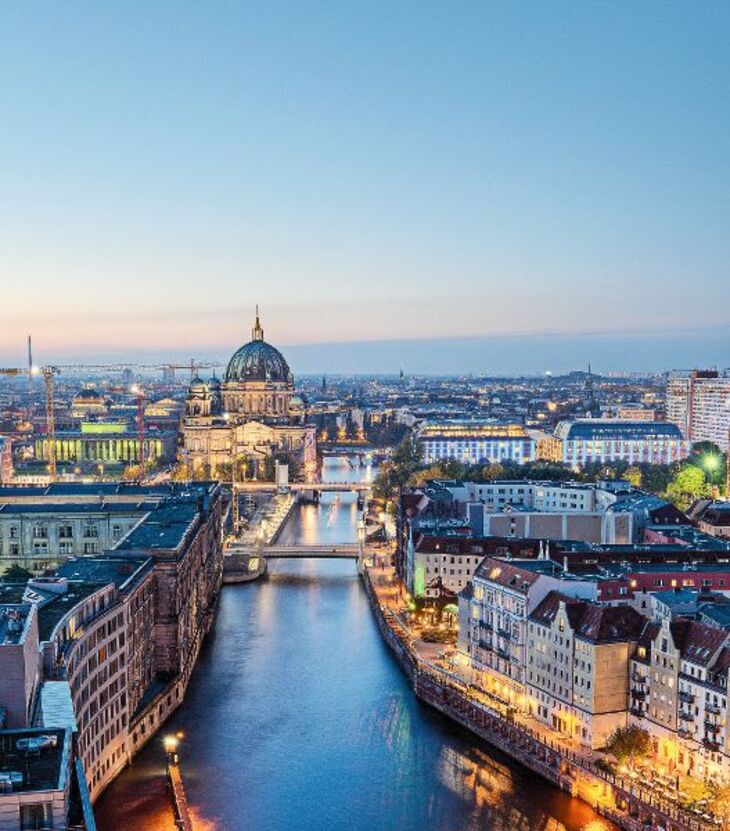 Blick auf die Spree in Berlin, Deutschland