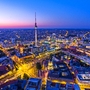 Skyline von Berlin bei Nacht