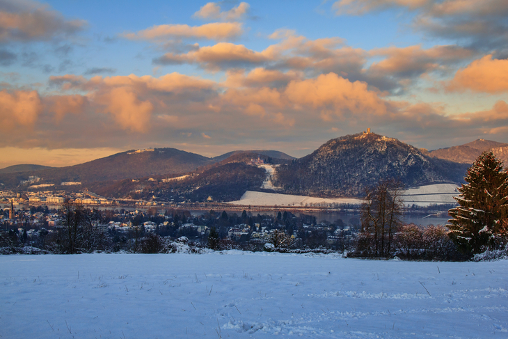 Siebengebirge im Winter