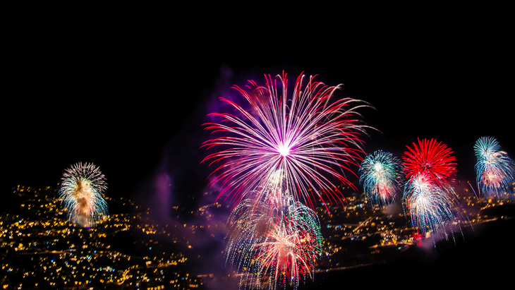 Feuerwerk über Madeira