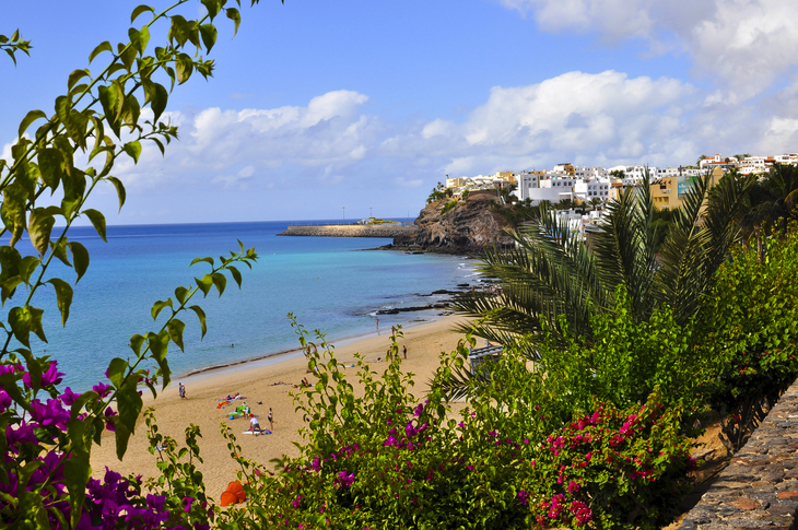 Strand von Morro Jable auf Fuerteventura