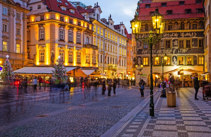 Weihnachtsmarkt in Prag, Tschechien