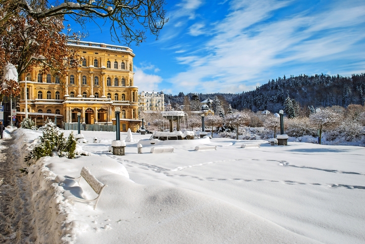 Marienbad im Winter