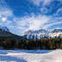 verschneite Dolomiten 