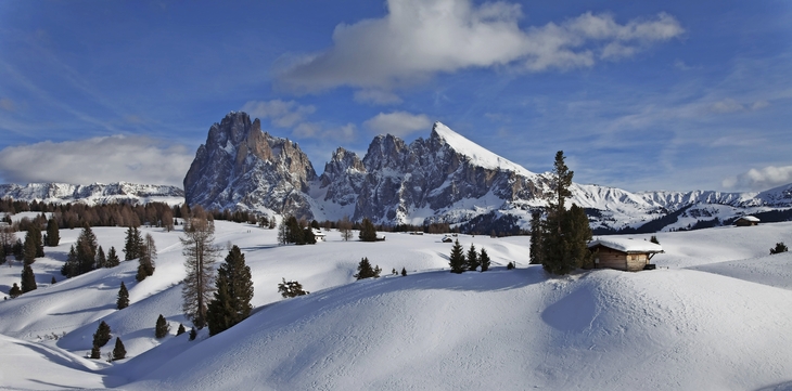 Dolomiten im Winter 