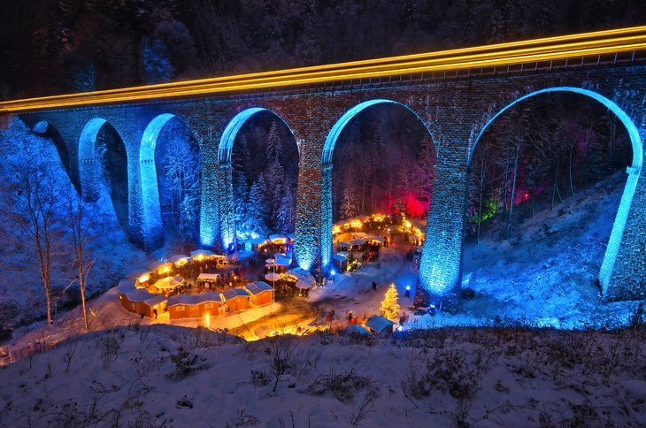 Weihnachtsmarkt in der Ravennaschlucht