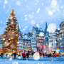 Weihnachtsmarkt in Straßburg im Elsass, Frankreich