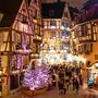 Der Weihnachtsmarkt in Colmar im Elsass