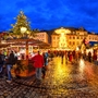 Weihnachtsmarkt in Heidelberg, Deutschland