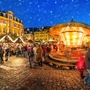 Weihnachtsmarkt in Heidelberg, Deutschland