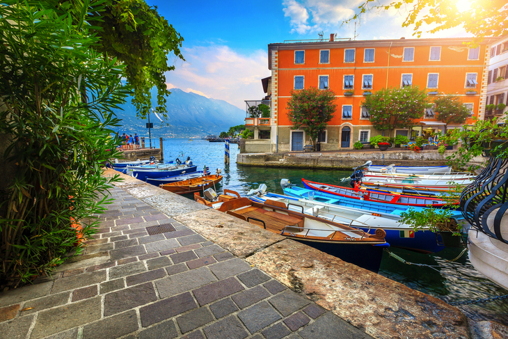 Hafen von Limone sul Garda