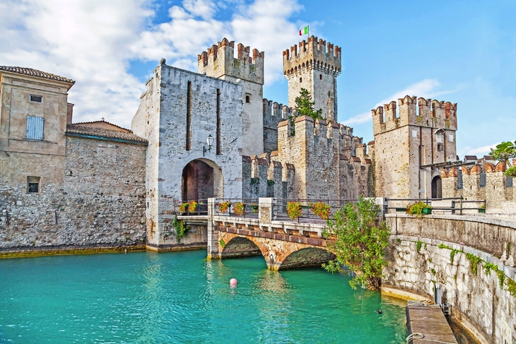 Castello Scaligero in Sirmione am Gardasee, Italien