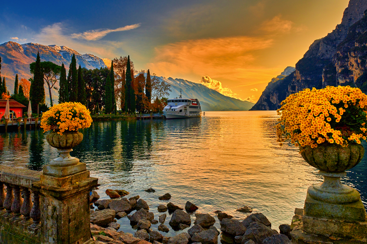 Blick auf den Gardasee