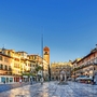 Blick auf die Piazza delle Erbe - Verona