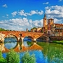 Brücke Ponte Pietra in Verona