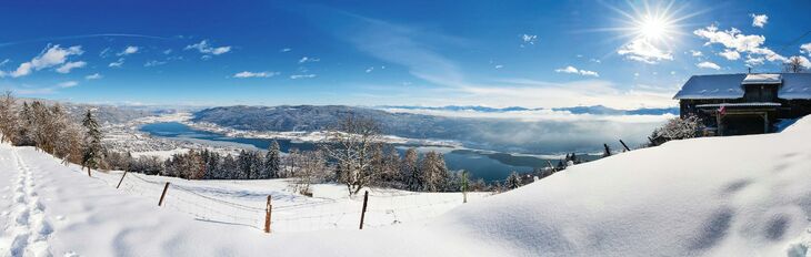 Ossiacher See im Winter