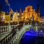 Ljubljanas Weihnachtsmarkt