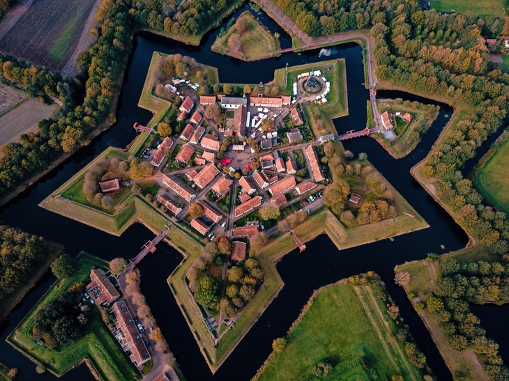 Festung Bourtange in Bourtange, Niederlande