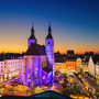 Weihnachtsmarkt in Regensburg, Deutschland