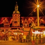 Weihnachtsmarkt in Leipzig, Deutschland