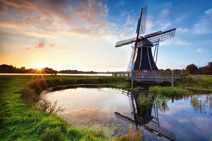 Windmühle in Groningen