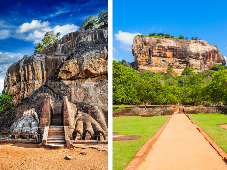 Lion Rock in Sigiriya, Sri Lanka