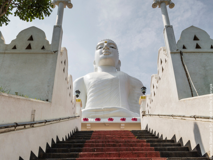 Buddha Statue in Kandy, Sri Lanka