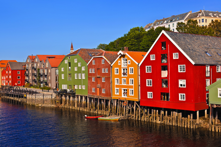 Trondheim in Norwegen