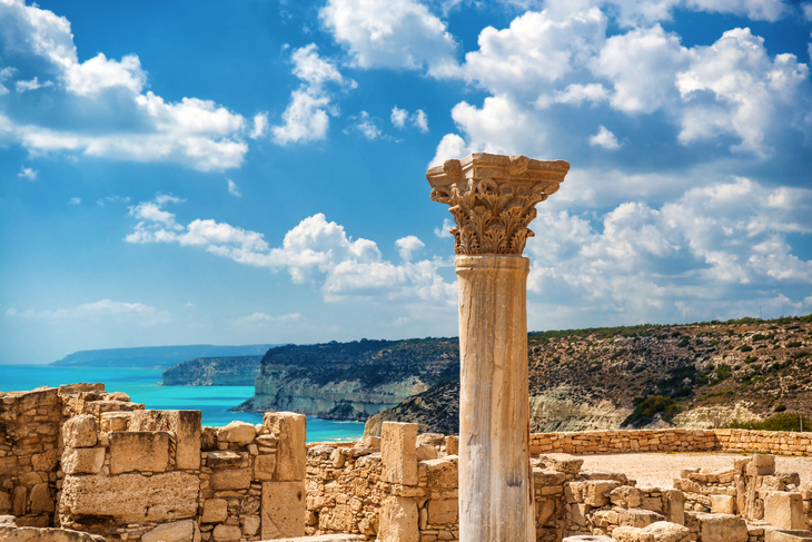 Die antike Stadt Kourion westlich des heutigen Limassol