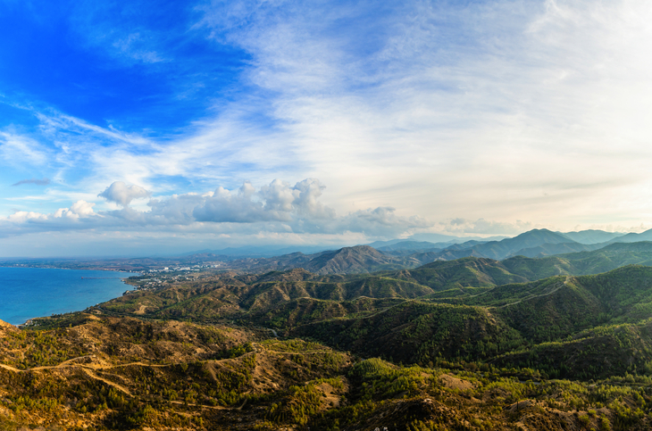 Panorama des Troodos-Gebirges