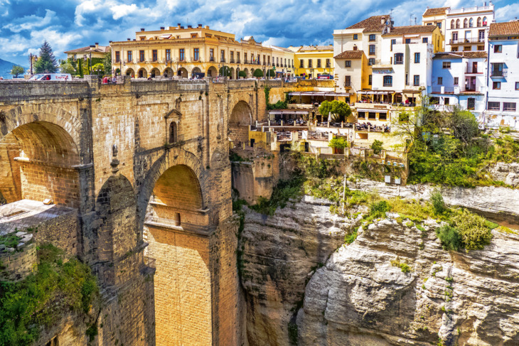 Traumhafter Blick auf die Puento Nuevo in Ronda 